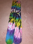 Psychedelic Raver Thigh High Socks