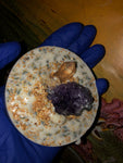 *Organic Oats&Herbs Soap + Lemurian Golden Healer&Geode