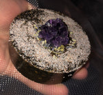 *Organic Coffee Exfoliating BODY Bar topped with Geode