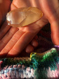 Large Tangerine Dream Lemurian Crystal