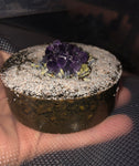 *Organic Coffee Exfoliating BODY Bar topped with Geode